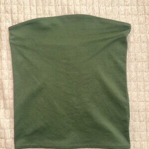 Aritzia Contour Green Tube Top size XS